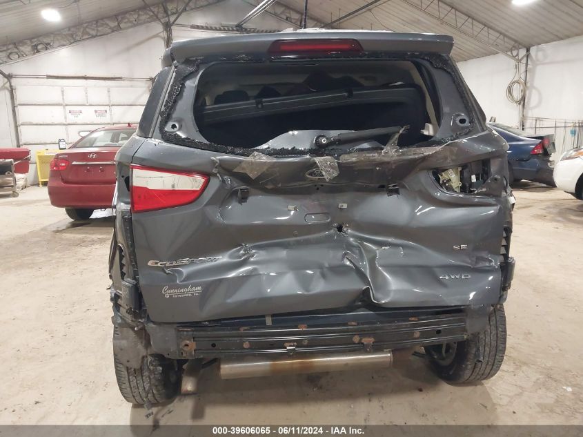 2021 Ford Ecosport Se VIN: MAJ6S3GLXMC405878 Lot: 39606065