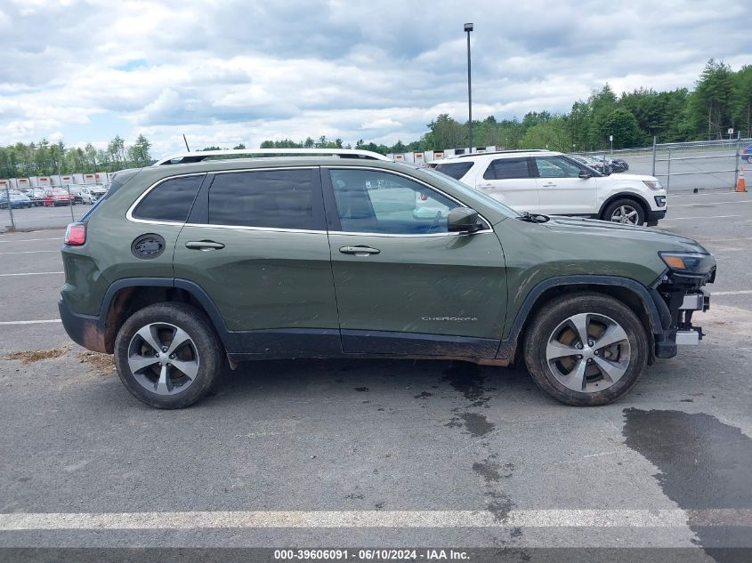 2020 Jeep Cherokee Limited 4X4 VIN: 1C4PJMDX6LD582595 Lot: 39606091