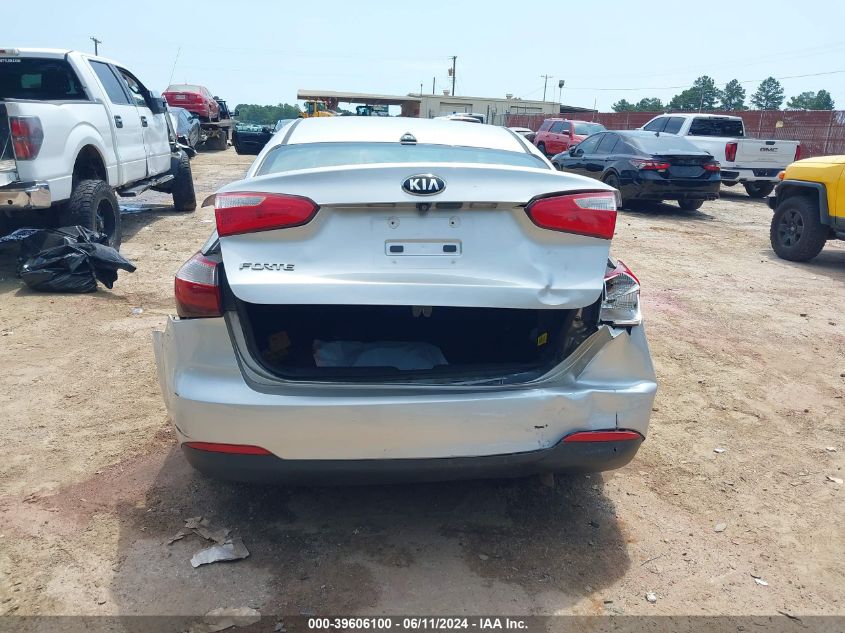 2016 Kia Forte Lx VIN: KNAFX4A6XG5460681 Lot: 39606100