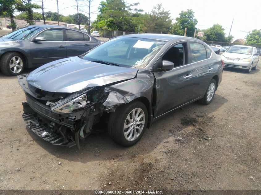 VIN 3N1AB7AP4KY438728 2019 NISSAN SENTRA SV