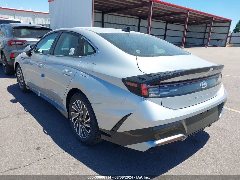 2024 Hyundai Sonata Hybrid Sel VIN: KMHL34JJ3RA090881 Lot: 39606114