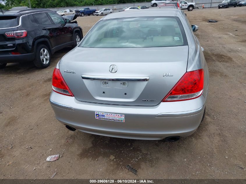 2007 Acura Rl 3.5 VIN: JH4KB16687C001439 Lot: 39606128