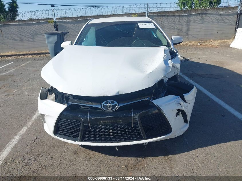 2015 Toyota Camry Se VIN: 4T1BF1FK7FU897790 Lot: 39606133