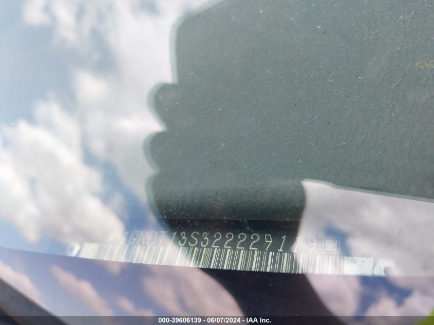 2002 Chevrolet Trailblazer Ltz VIN: 1GNDT13S322229119 Lot: 39606139