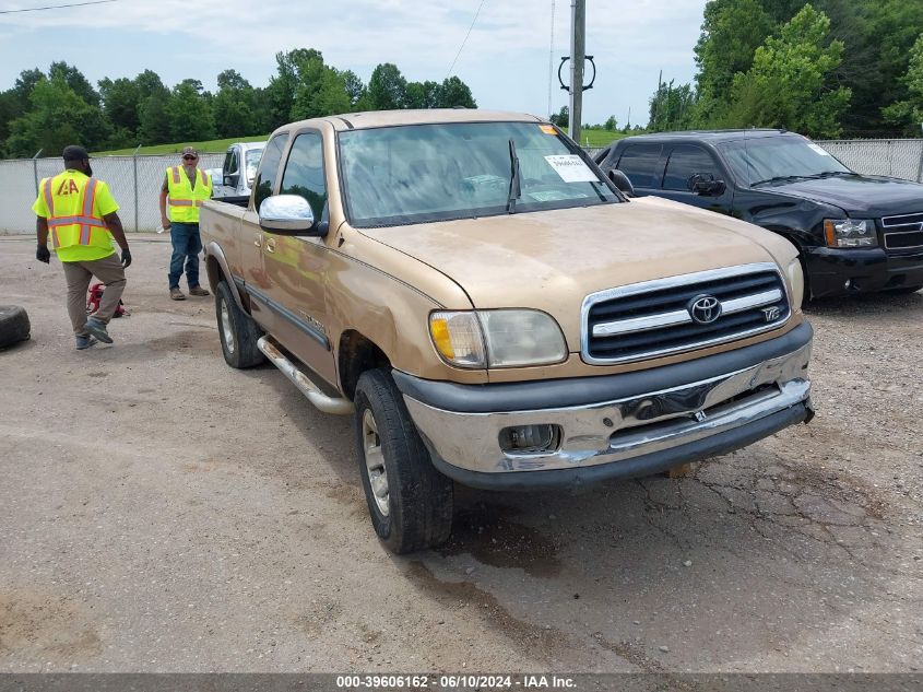 2000 Toyota Tundra Sr5 V8 VIN: 5TBBT441XYS033275 Lot: 39606162