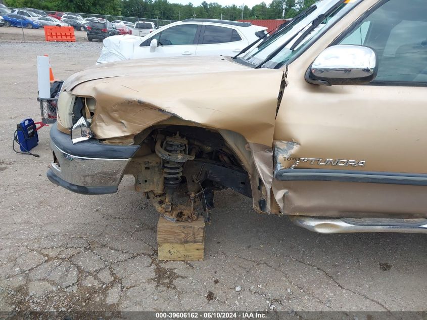 2000 Toyota Tundra Sr5 V8 VIN: 5TBBT441XYS033275 Lot: 39606162