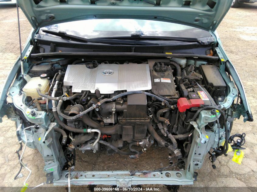 2017 Toyota Prius Two VIN: JTDKBRFU4H3024345 Lot: 39606166