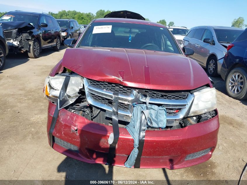 2014 Dodge Avenger Se VIN: 1C3CDZAB8EN169879 Lot: 39606170