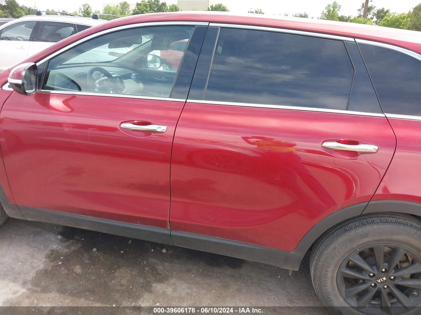 2020 Kia Sorento 2.4L Lx VIN: 5XYPG4A35LG673844 Lot: 39606178