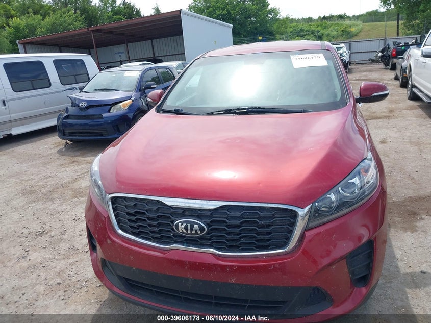 2020 Kia Sorento 2.4L Lx VIN: 5XYPG4A35LG673844 Lot: 39606178
