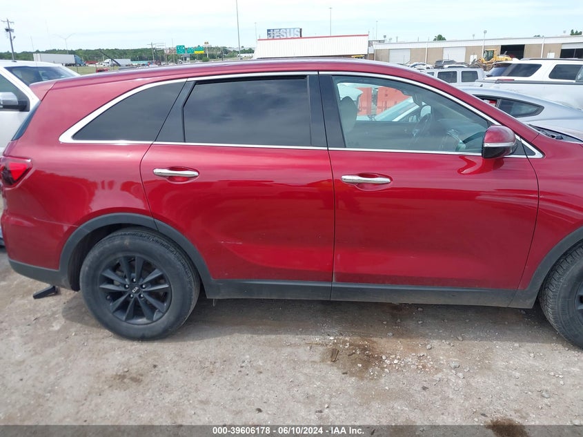 2020 Kia Sorento 2.4L Lx VIN: 5XYPG4A35LG673844 Lot: 39606178