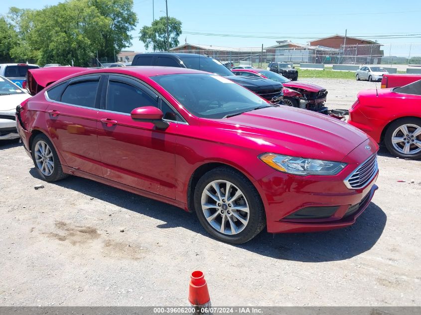 2017 FORD FUSION SE - 3FA6P0HD9HR262193