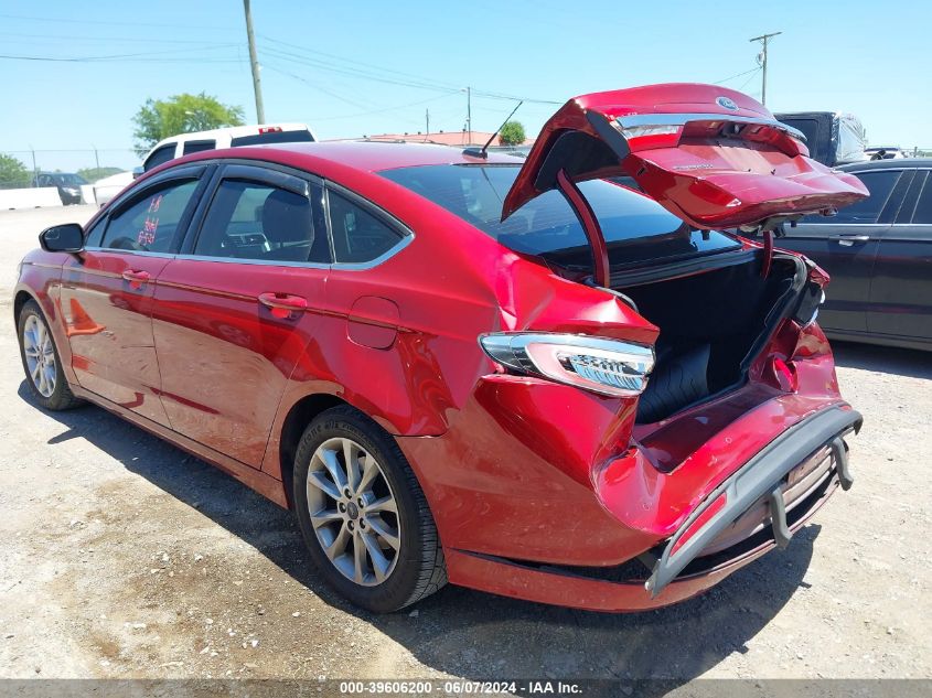 2017 FORD FUSION SE - 3FA6P0HD9HR262193