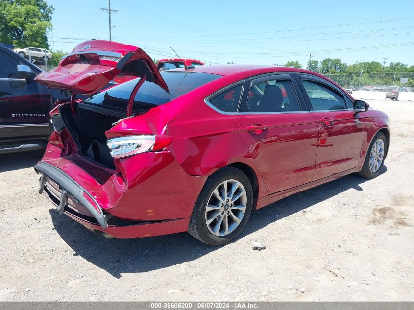 2017 FORD FUSION SE - 3FA6P0HD9HR262193