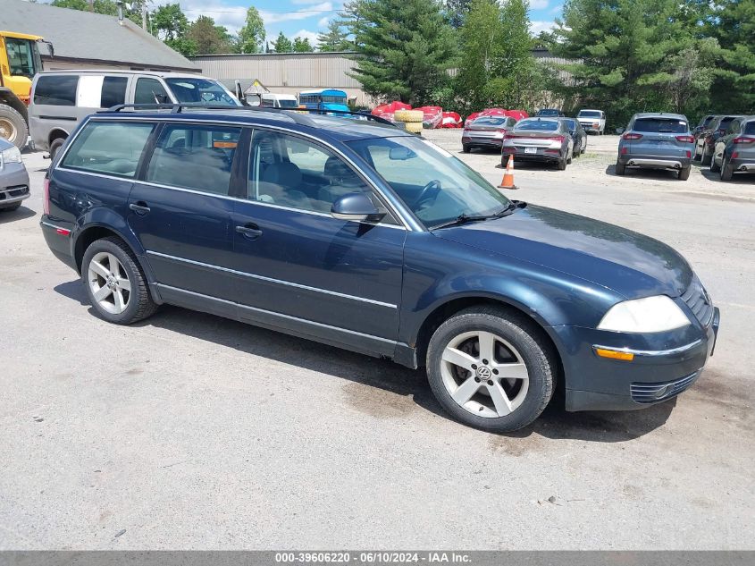 2004 Volkswagen Passat Glx VIN: WVWYH63B94E218734 Lot: 39606220