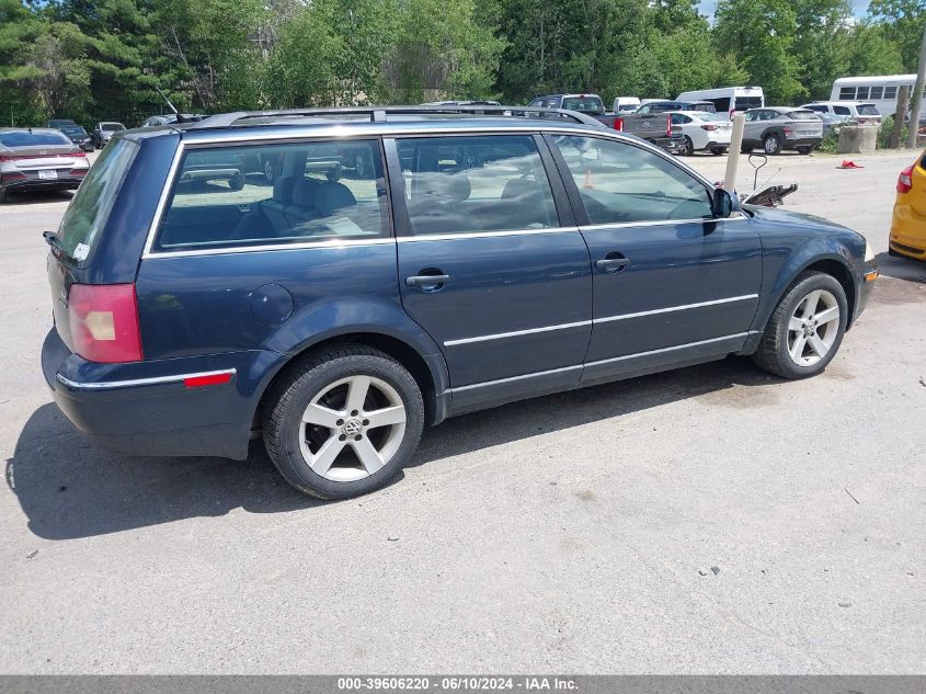 2004 Volkswagen Passat Glx VIN: WVWYH63B94E218734 Lot: 39606220