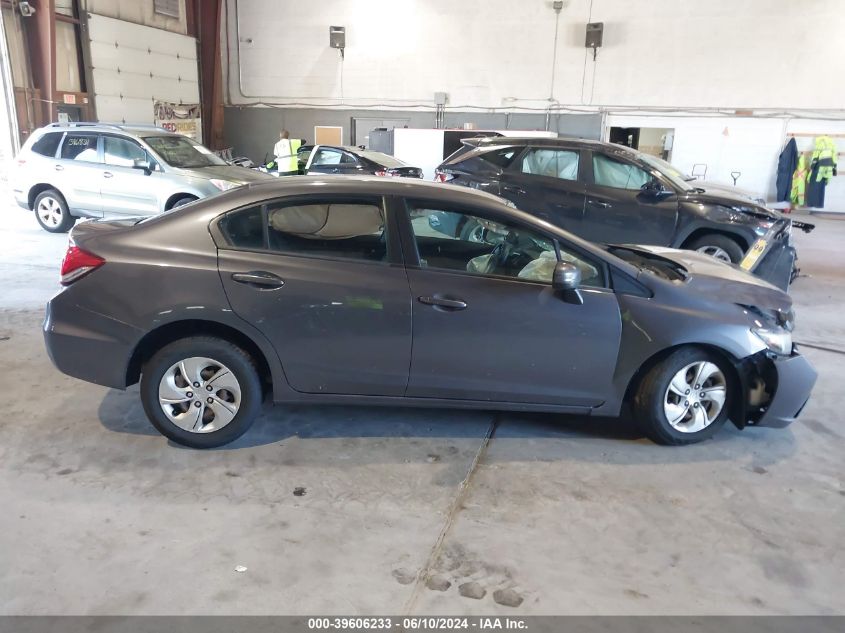 2014 Honda Civic Lx VIN: 2HGFB2F58EH551008 Lot: 39606233