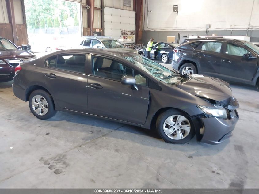 2014 Honda Civic Lx VIN: 2HGFB2F58EH551008 Lot: 39606233