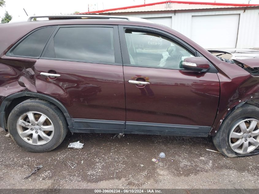 2013 Kia Sorento Lx V6 VIN: 5XYKT4A26DG403181 Lot: 39606234