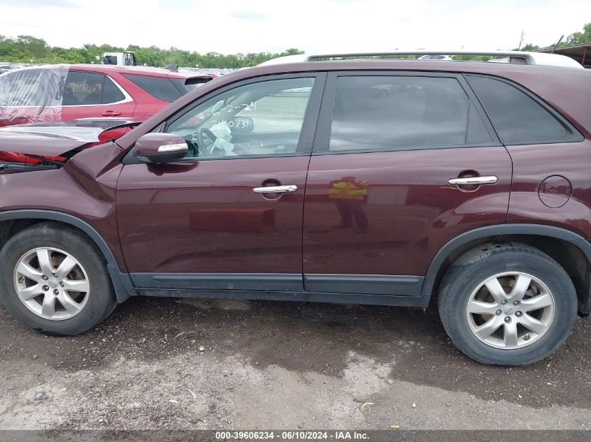 2013 Kia Sorento Lx V6 VIN: 5XYKT4A26DG403181 Lot: 39606234