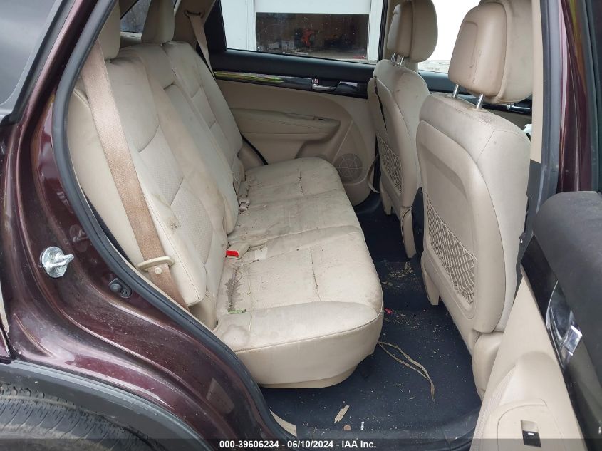 2013 Kia Sorento Lx V6 VIN: 5XYKT4A26DG403181 Lot: 39606234