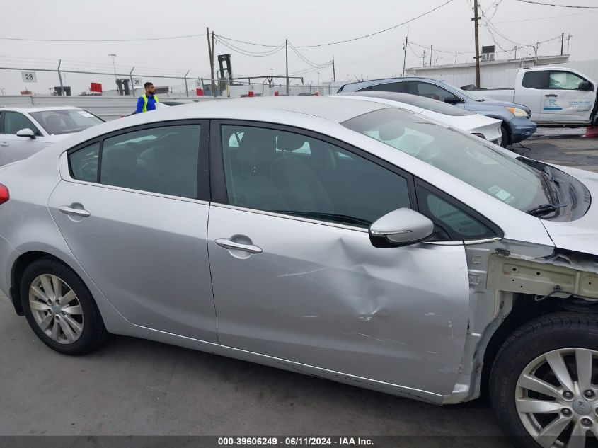 2014 KIA FORTE EX - KNAFX4A84E5127584