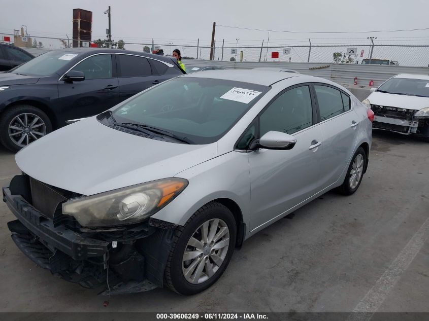 2014 KIA FORTE EX - KNAFX4A84E5127584