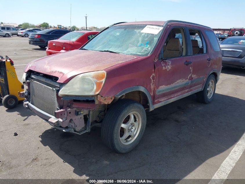 2003 Honda Cr-V Lx VIN: JHLRD68463C002590 Lot: 39606268