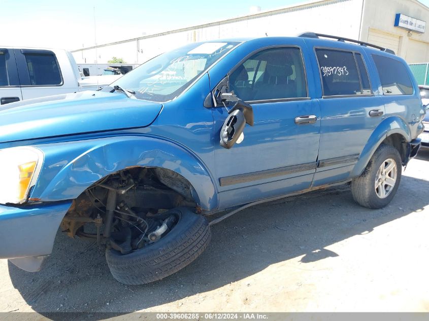2006 Dodge Durango Slt VIN: 1D4HB48N96F151996 Lot: 39606285