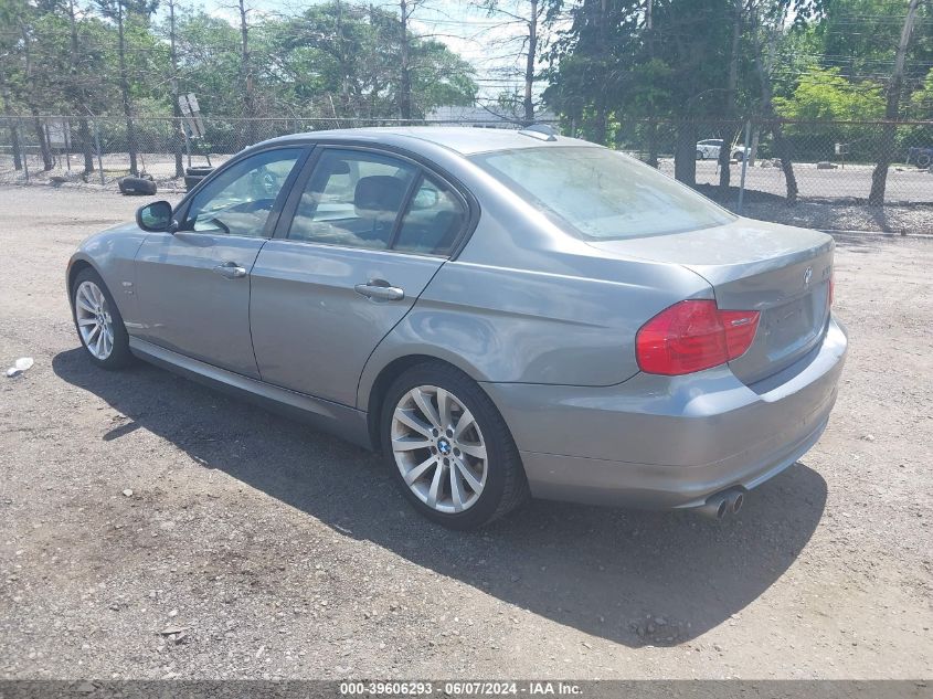 2011 BMW 328I xDrive VIN: WBAPK5G56BNN29527 Lot: 39606293