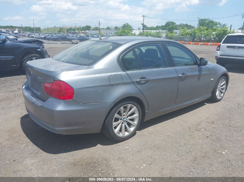 2011 BMW 328I xDrive VIN: WBAPK5G56BNN29527 Lot: 39606293