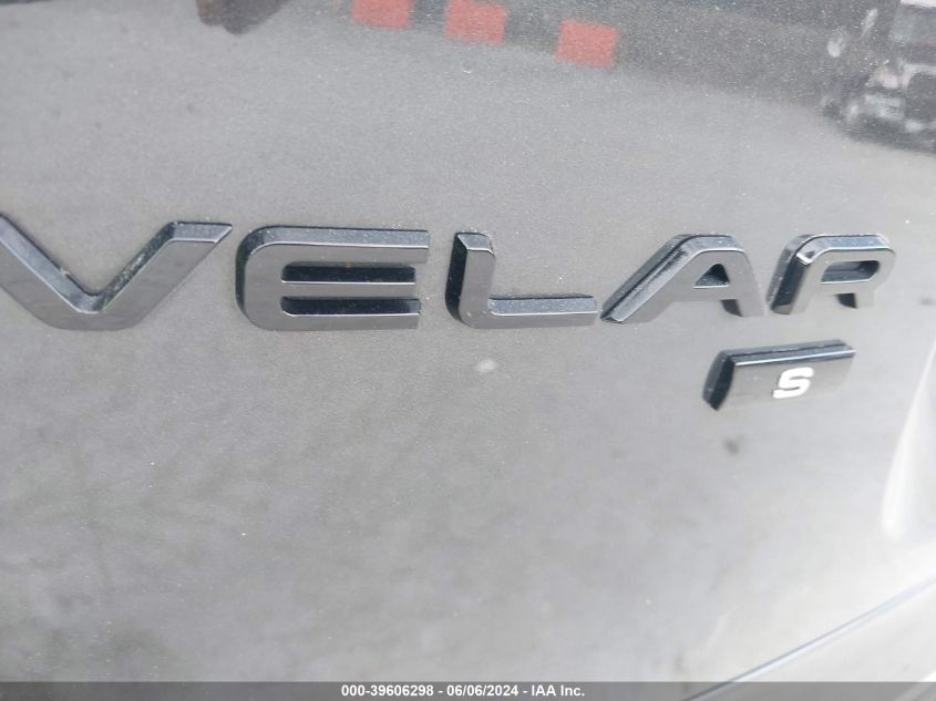2021 Land Rover Range Rover Velar P250 R-Dynamic S VIN: SALYT2EX8MA319828 Lot: 39606298