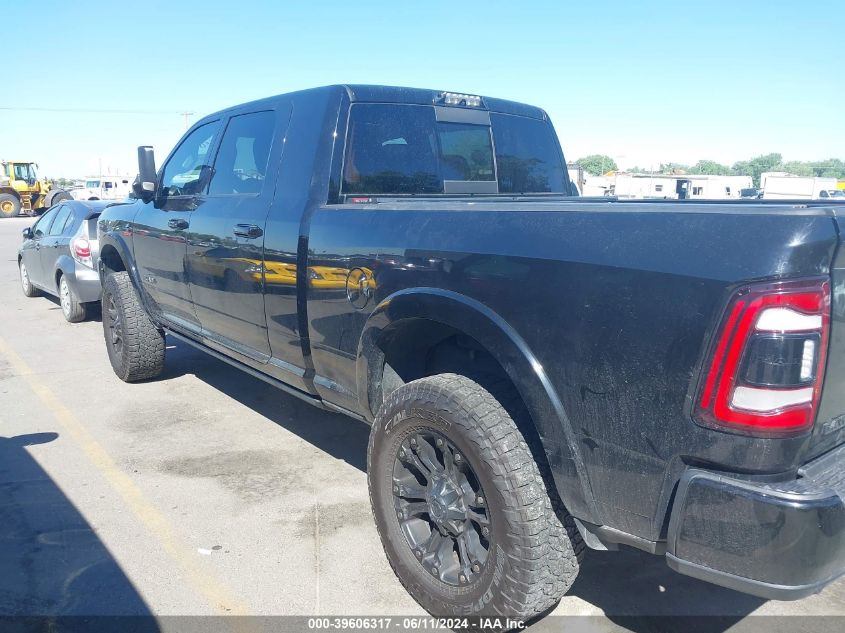 2019 Ram 2500 Laramie Mega Cab 4X4 6'4 Box VIN: 3C6UR5NL1KG584857 Lot: 39606317