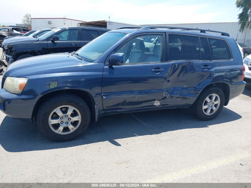 2004 Toyota Highlander V6 VIN: JTEDP21A340037206 Lot: 39606320