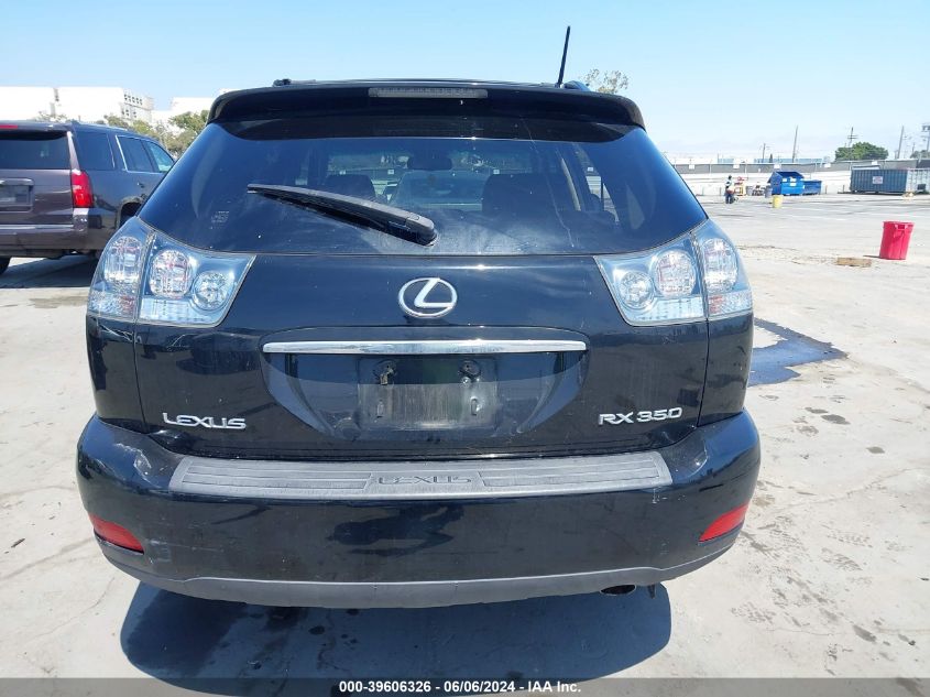 2008 Lexus Rx 350 VIN: JTJGK31UX89851108 Lot: 39606326