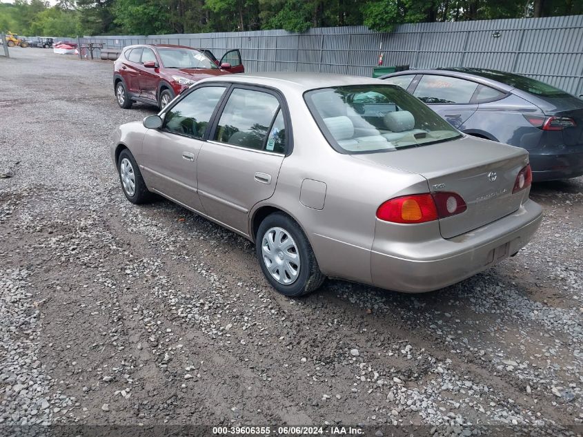 2T1BR12E11C427658 | 2001 TOYOTA COROLLA