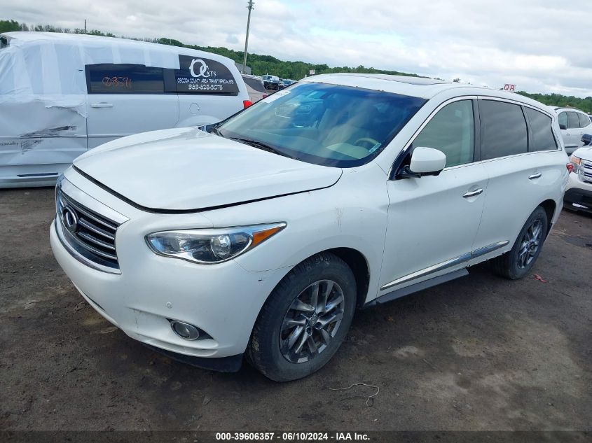 2013 Infiniti Jx35 VIN: 5N1AL0MM4DC314310 Lot: 39606357