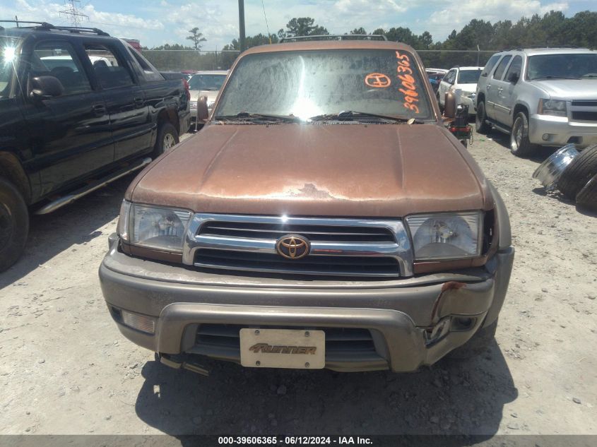 1999 Toyota 4Runner Limited V6 VIN: JT3GN87R2X0096697 Lot: 39606365