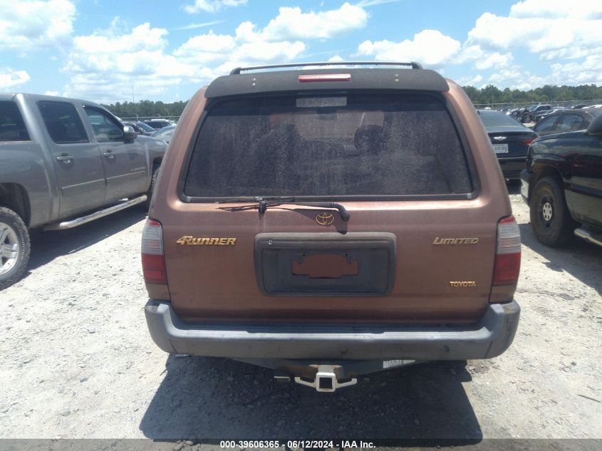 1999 Toyota 4Runner Limited V6 VIN: JT3GN87R2X0096697 Lot: 39606365