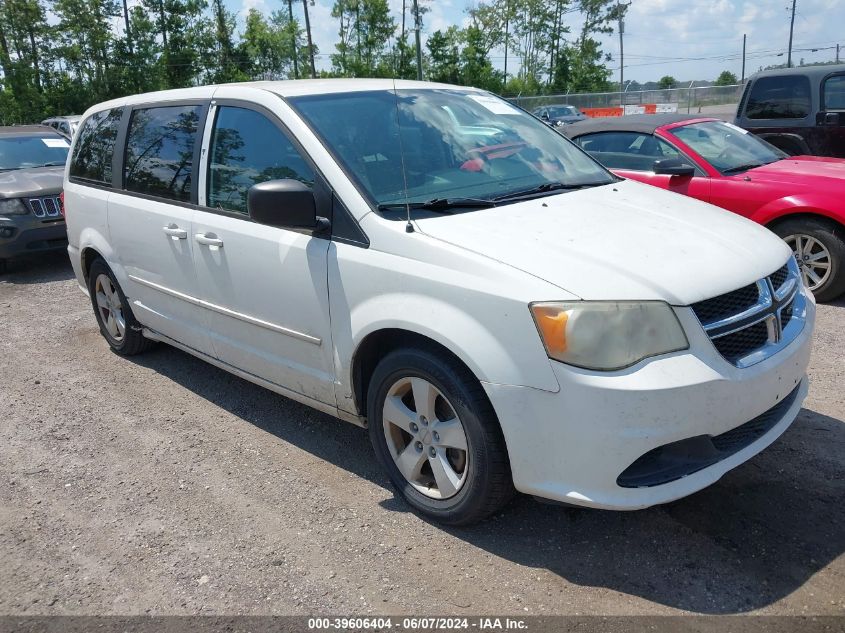 2013 Dodge Grand Caravan Se VIN: 2C4RDGBG1DR731451 Lot: 39606404