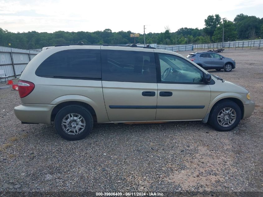 2006 Dodge Grand Caravan Se VIN: 1D4GP24RX6B540454 Lot: 39606409