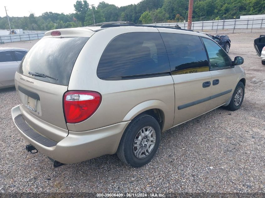 2006 Dodge Grand Caravan Se VIN: 1D4GP24RX6B540454 Lot: 39606409