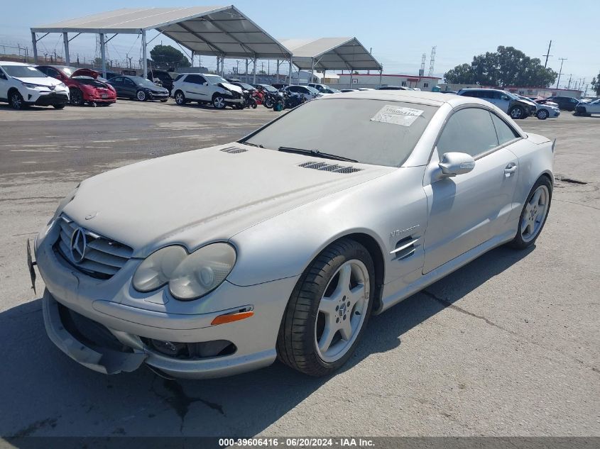 2003 Mercedes-Benz Sl 55 Amg VIN: WDBSK74F43F029558 Lot: 39606416