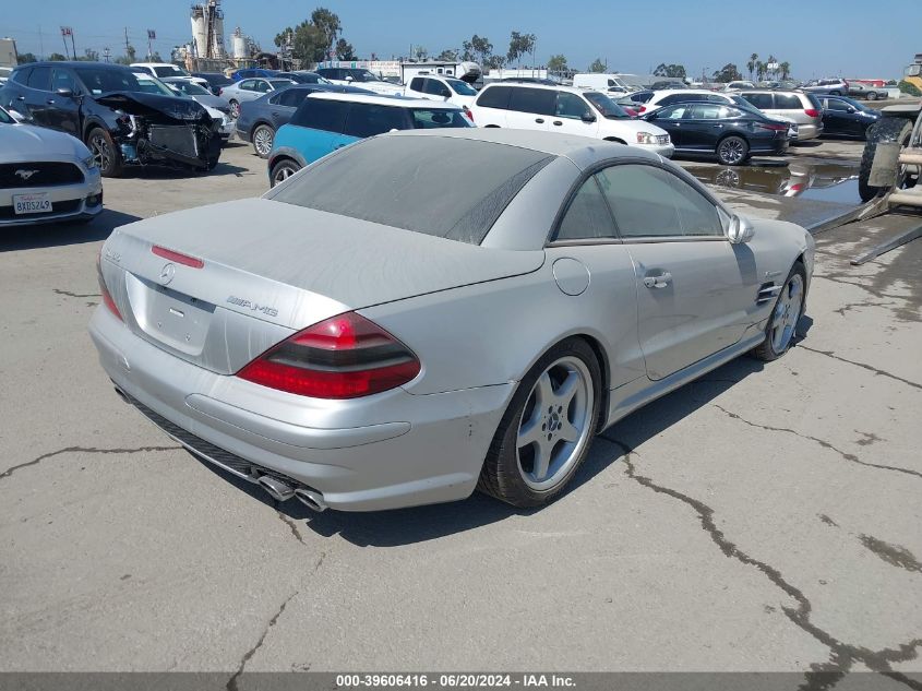 2003 Mercedes-Benz Sl 55 Amg VIN: WDBSK74F43F029558 Lot: 39606416