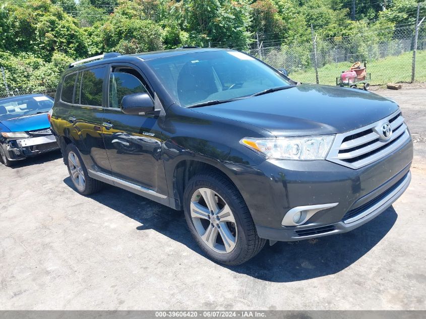 2013 Toyota Highlander Limited V6 VIN: 5TDDK3EH7DS242721 Lot: 39606420