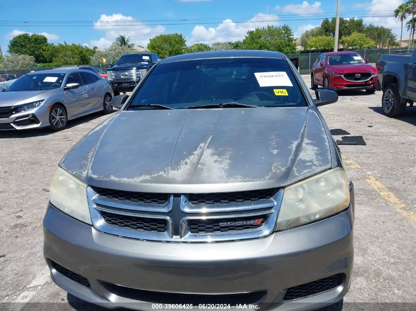 2012 Dodge Avenger Se VIN: 1C3CDZABXCN324090 Lot: 39606425