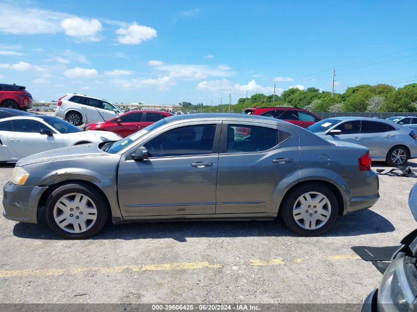 2012 Dodge Avenger Se VIN: 1C3CDZABXCN324090 Lot: 39606425