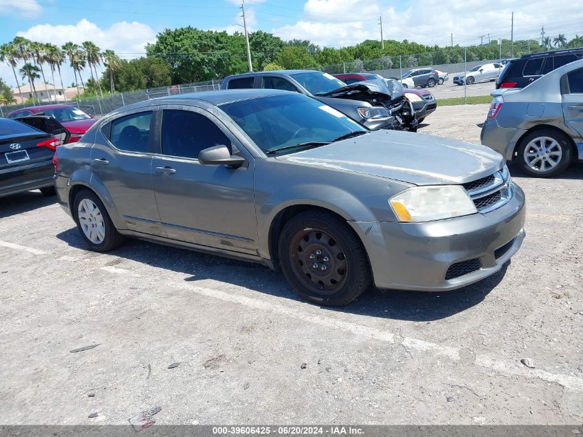 2012 Dodge Avenger Se VIN: 1C3CDZABXCN324090 Lot: 39606425