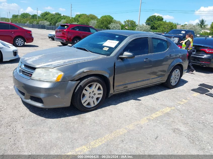 2012 Dodge Avenger Se VIN: 1C3CDZABXCN324090 Lot: 39606425