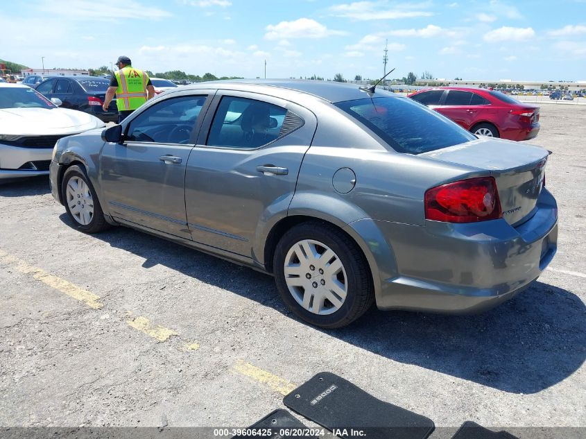 2012 Dodge Avenger Se VIN: 1C3CDZABXCN324090 Lot: 39606425